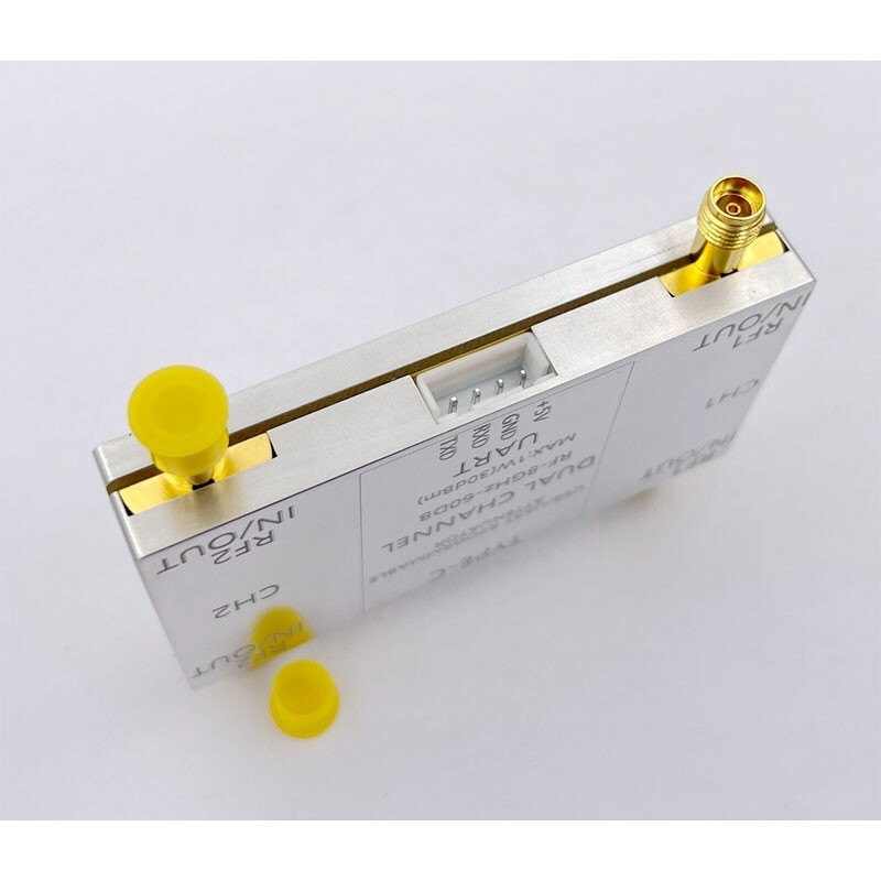 LF-8GHz Dual Channel RF Attenuator Module 60dB 50ohms + Type-C Cable os67 gallery