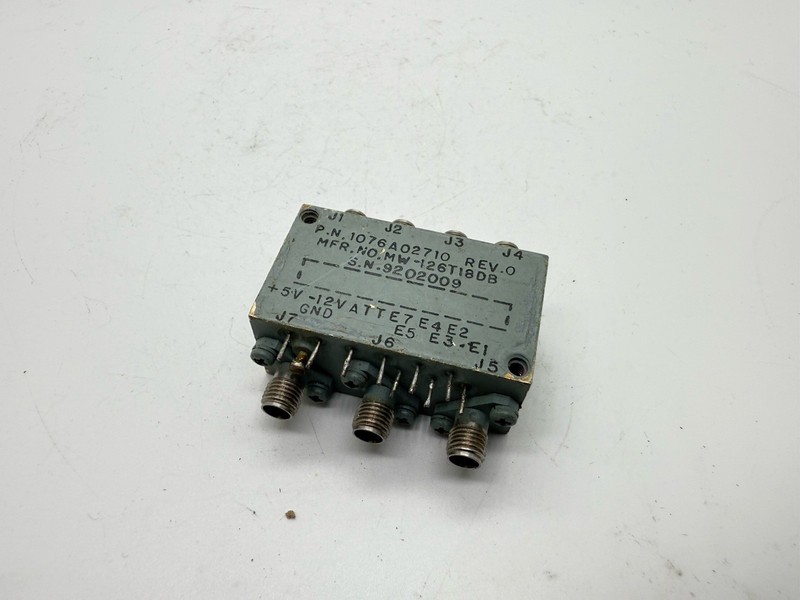 RF Attenuator / Switch Module | SMA | +5V/-12V | P/N 1076A02710 gallery