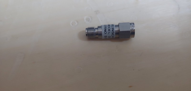 Weinschel 3T-20: Coaxial RF Attenuator 20 dB 2 W SMA(M) to SMA(F) (1577) gallery