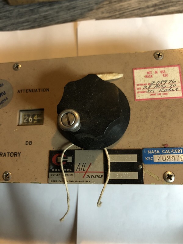 Property Of NASA Airborne Instruments Laboratory Type 30 Precision Attenuator gallery