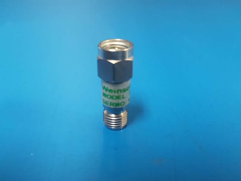 Weinschel 3T-3: Coaxial RF Attenuator 2 W, DC-12.4 GHz (Y3637) gallery