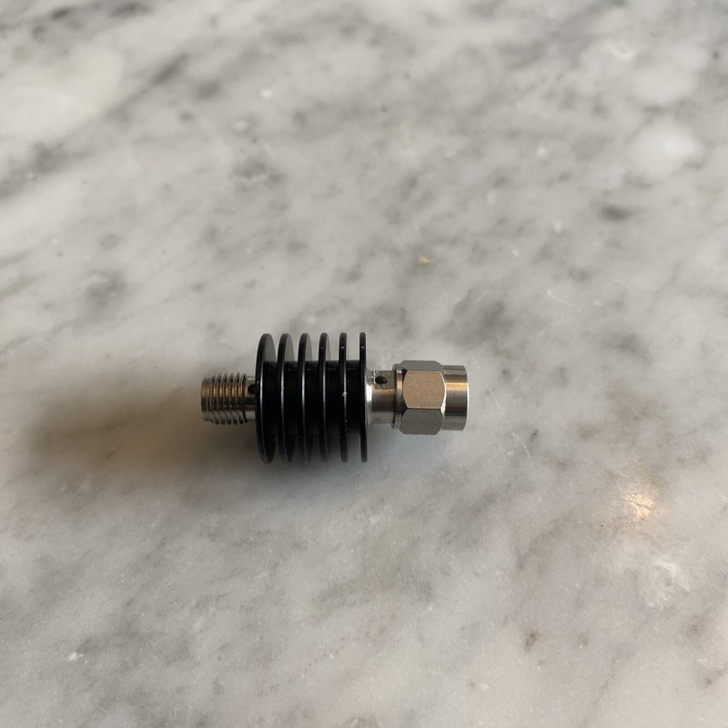 Mini-Circuits 14 dB, 50 Ohm, 5 Watt, Fixed Attenuator - DC - 18 GHz.- SMA Conn gallery