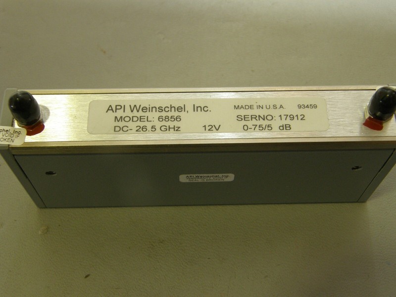 Aeroflex Weinschel Programmable Step Attenuator 26.5 GHz Model 152T-75