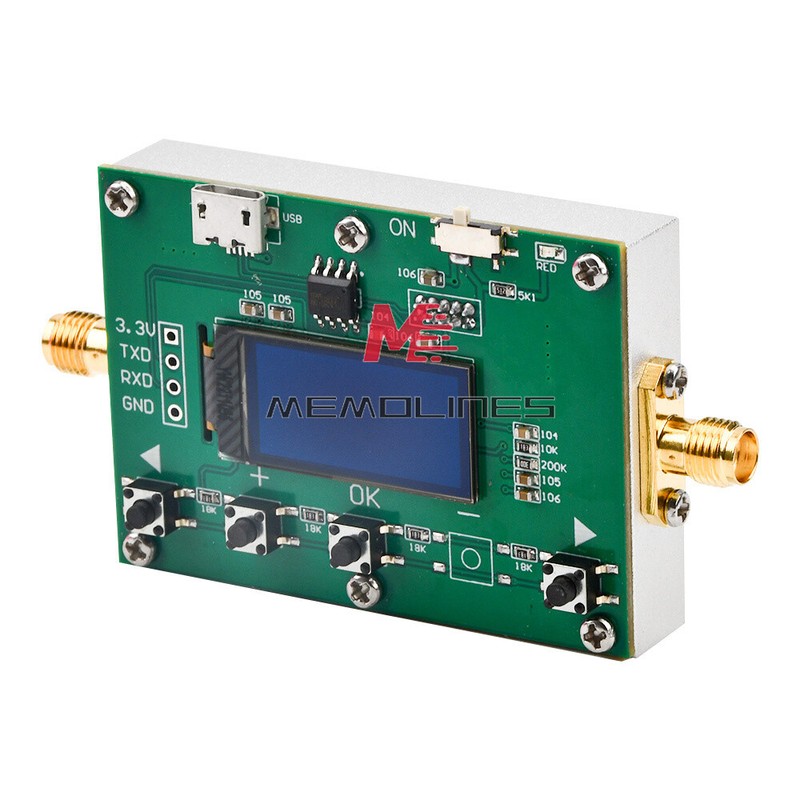 Digital Attenuator 30DB Step 0.25DB OLED Pogrammable Attenuator Module 6Ghz RF gallery