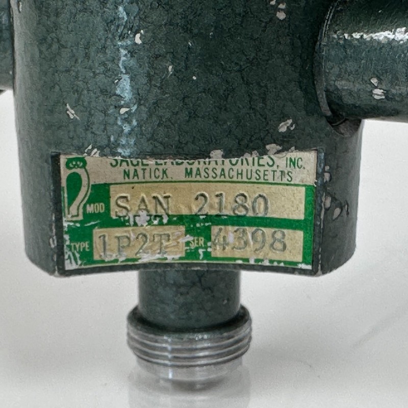 Sage Industries SAN 2180 1PT2 Manual Coaxial Switch gallery