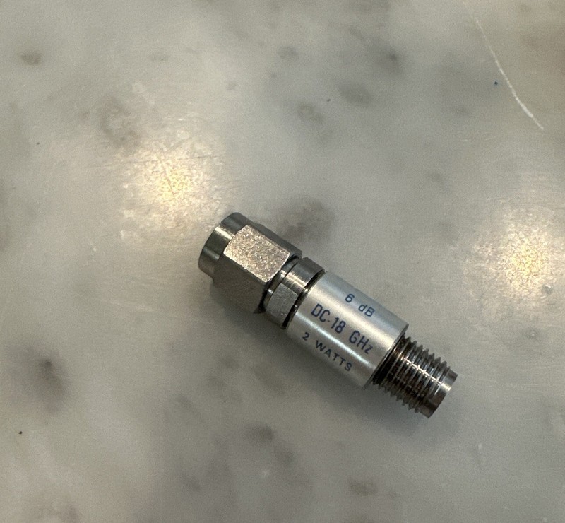 WILTRON 43KA-6 2W 6dB DC-18GHz SMA RF coaxial attenuator gallery