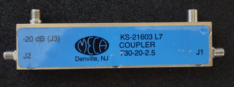 MECA KS-21603L7 DIRECTIONAL COUPLER 750MHz-950MHz 20dB SMA