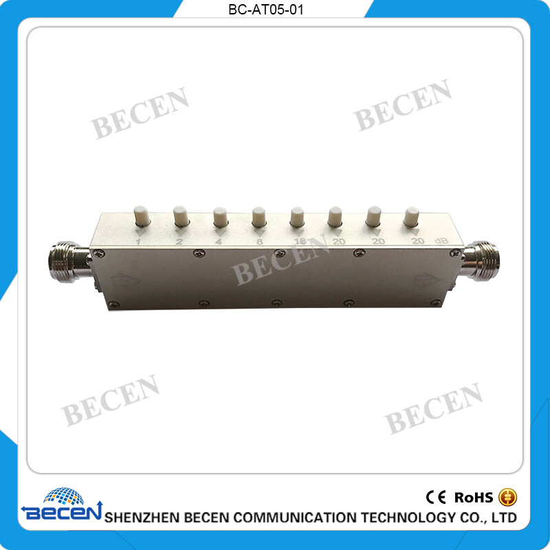 5W N-KK 0~90dB RF Coaxial Adjustable N Connector DC-3GHz Step Attenuator gallery