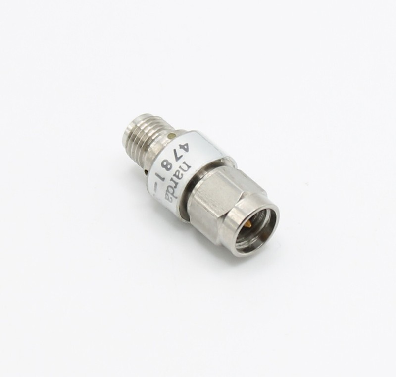 4781-3 Narda SMA In-Line Module RF Attenuator Co-Axial 18GHz 2W 5985-01-217-5312