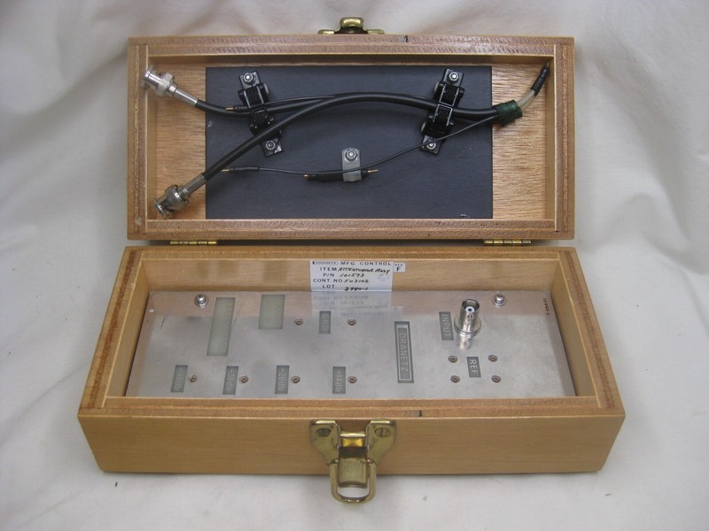 untested vintage DRANETZ Attenuator 101573 101840-E wood box assembly rare ?