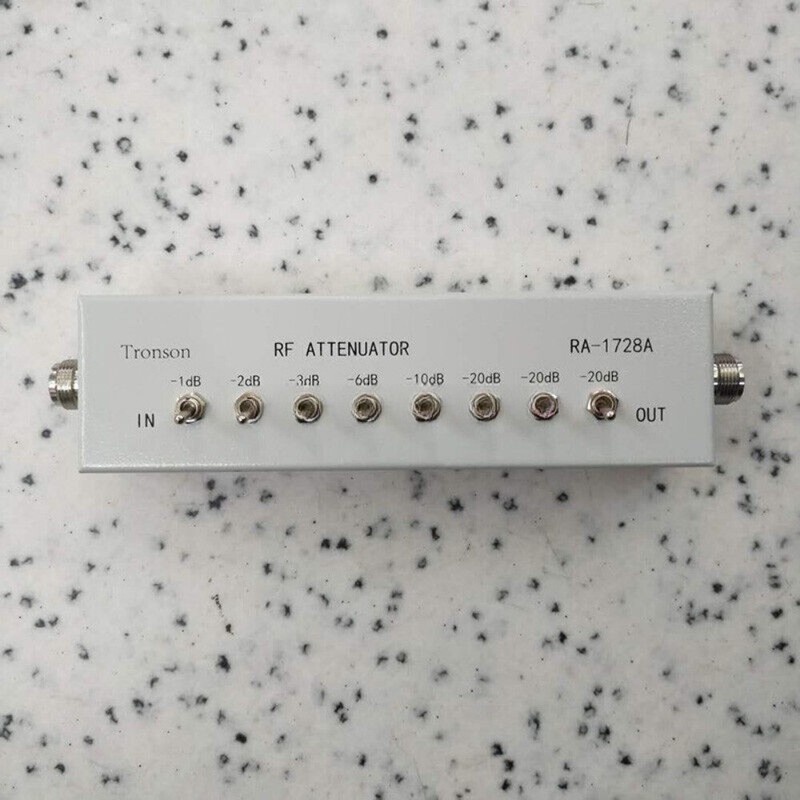 RA-1728A VARIABLE/ STEP ATTENUATOR 50 OHM 0- 82DB for Ham Radio Transmitter NEW gallery