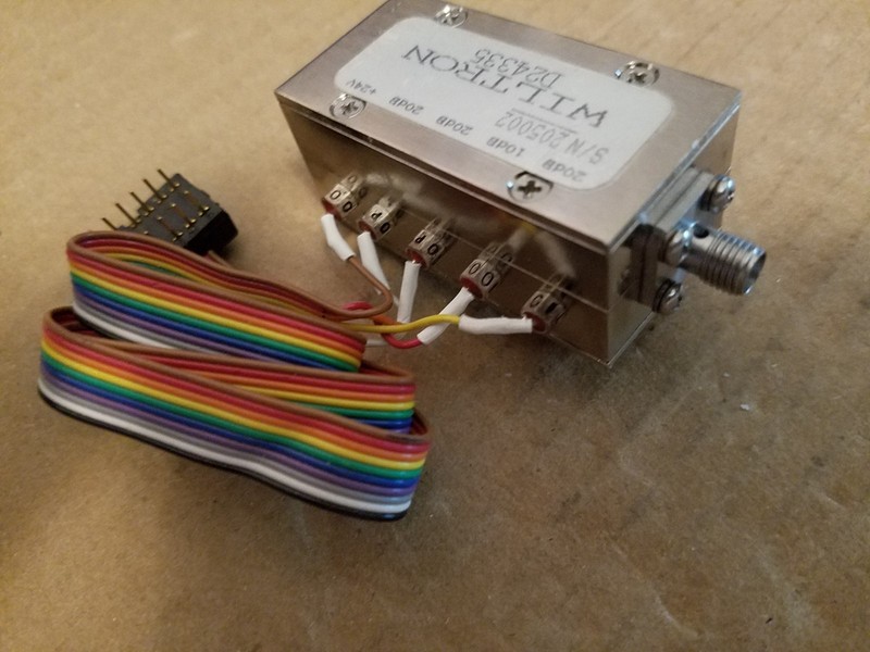 Wiltron D24335 Programable Step Attenuator 0-70dB RF Microwave SMA 24V #205002 gallery