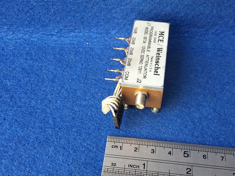 MCE/ Weinschel 5873A Programmable Attenuator 12VDC. gallery