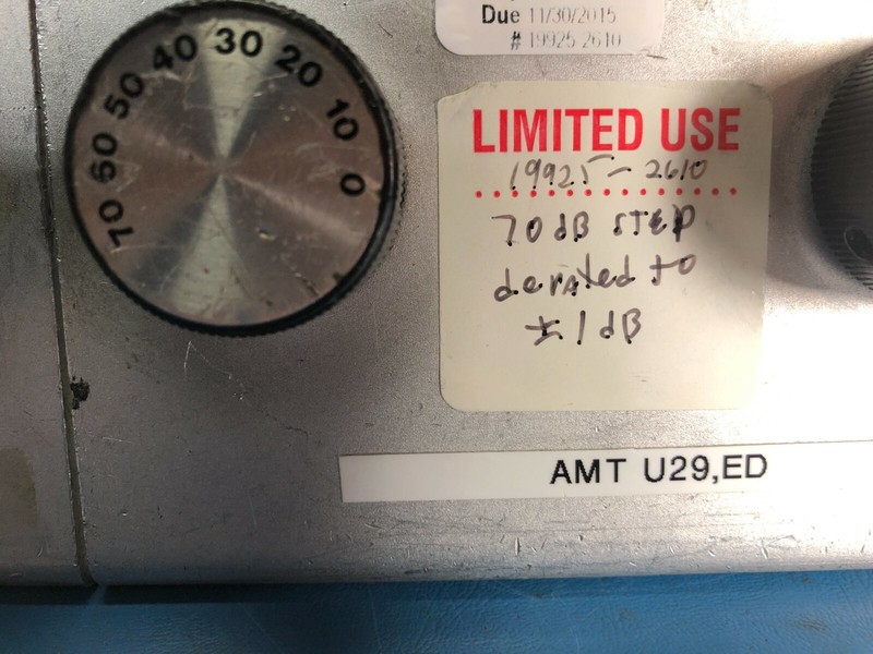 JFW Industries Model 50BR-017 50 Ohm Benchtop Attenuator *AS-IS/PARTS* gallery
