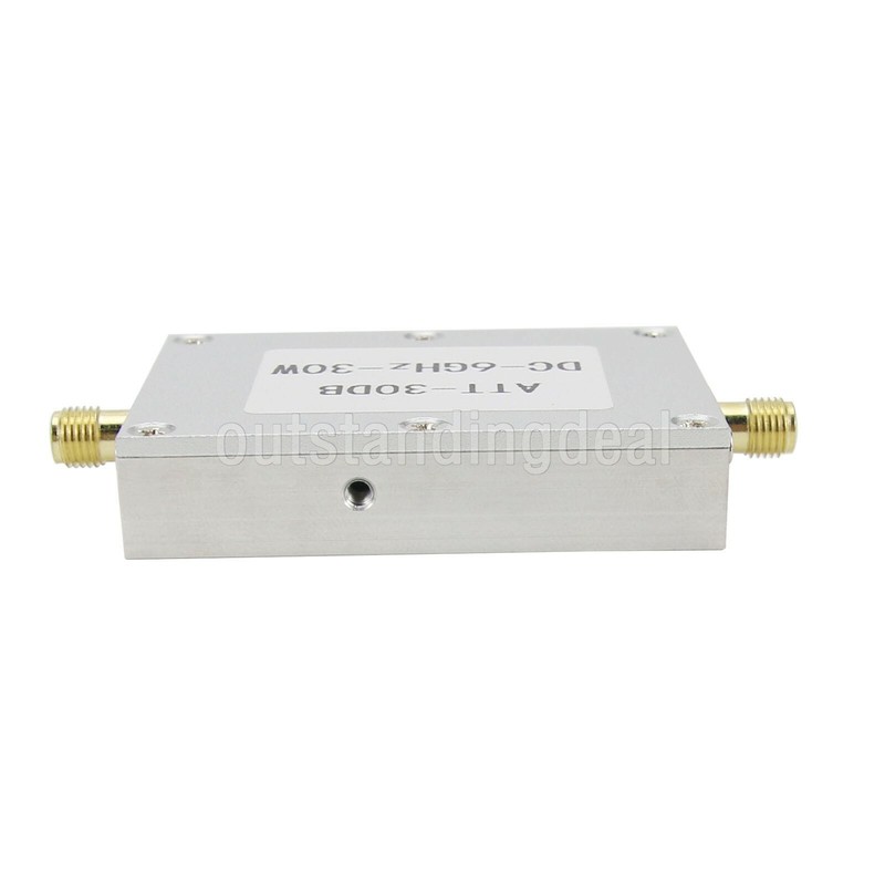 DC-6GHz 30W 30DB RF Attenuator fixed Attenuator f/ Power Meter Spectrum Analyzer gallery