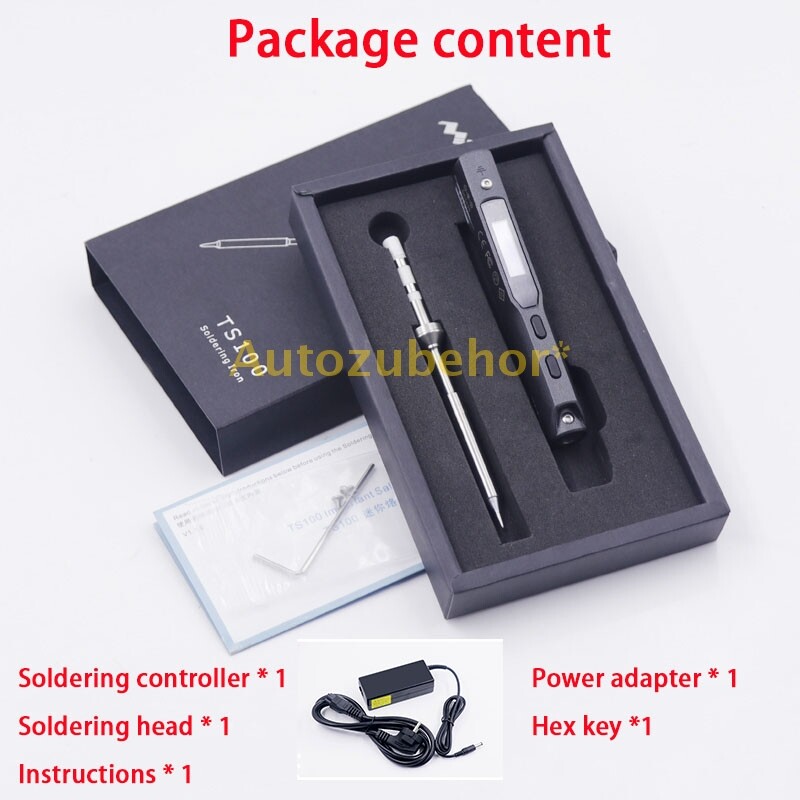 TS100 Intelligent Mini Soldering Iron Welding Pen DC 12-24V Interface DC5525 New gallery