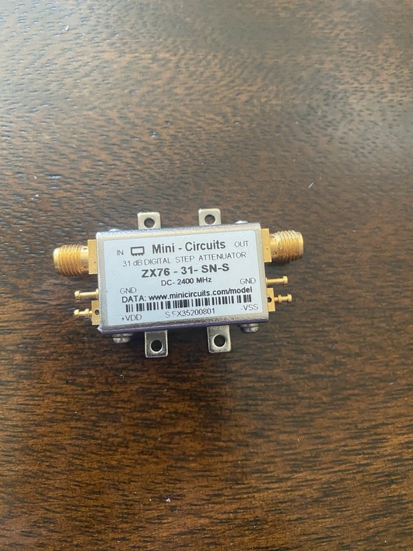 Mini-Circuits Digital Step Attenuator ZX76-31 - SN-S DC-2400 MHz