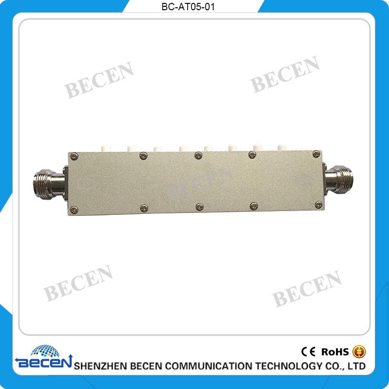 5W N-KK 0~90dB RF Coaxial Adjustable N Connector DC-3GHz Step Attenuator gallery