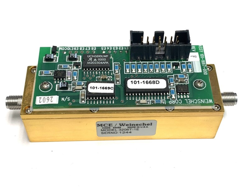 AEROFLEX MCE / WEINSCHEL 3206T-1E PROGRAMMABLE ATTENUATOR 63dB 1dB Step DC-3GHz