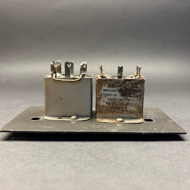 VINTAGE PAIR OF RCA 4171 40 DB 600/600 OHM BALANCE H TYPE ATTENUATORS UNTESTED gallery