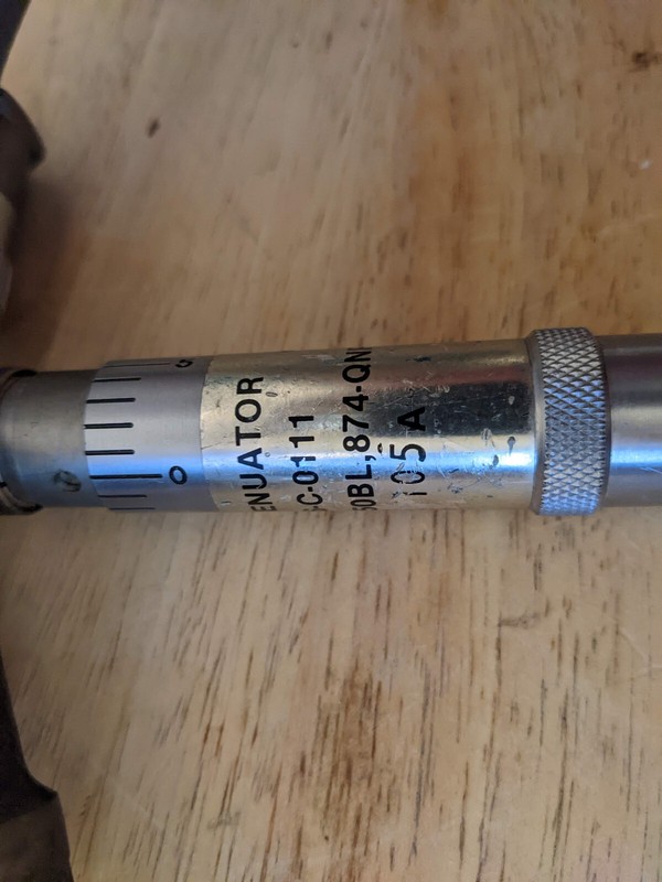 CN608AU BNC adjustableAttenuator Tee Assembly 874-gal 874-w50bl gallery