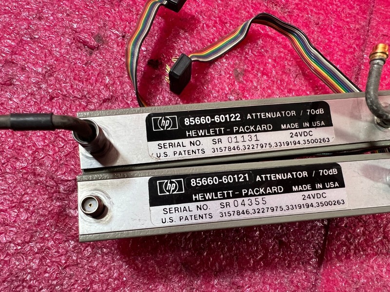 HP Agilent Keysight Attenuator 85660-60122 + 85660-60121 AS-IS gallery