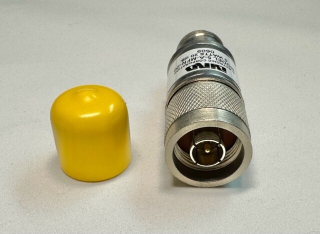 Bird 5-Watt 20 dB RF attenuator - Model 5-A-MFN-20 - N/M to N/F, 4 GHz New! gallery