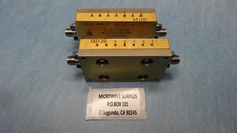 LOT OF 2 DAICO CDA0666 PIN DIODE STEP ATTENUATORS 5 SECTIONS TTL, up to 1.4 GHz gallery