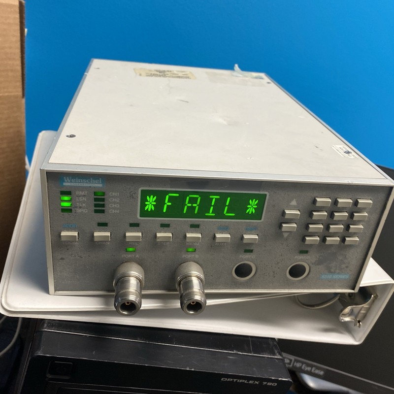Weinschel Corp 8310-1-2-F 1.2 GHz 63/1 dB Programmable Attenuator gallery