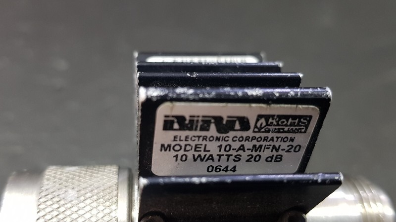 Bird_10-A-MFN-20: 20db 50 Ohm 10W Attenuator (0833) gallery