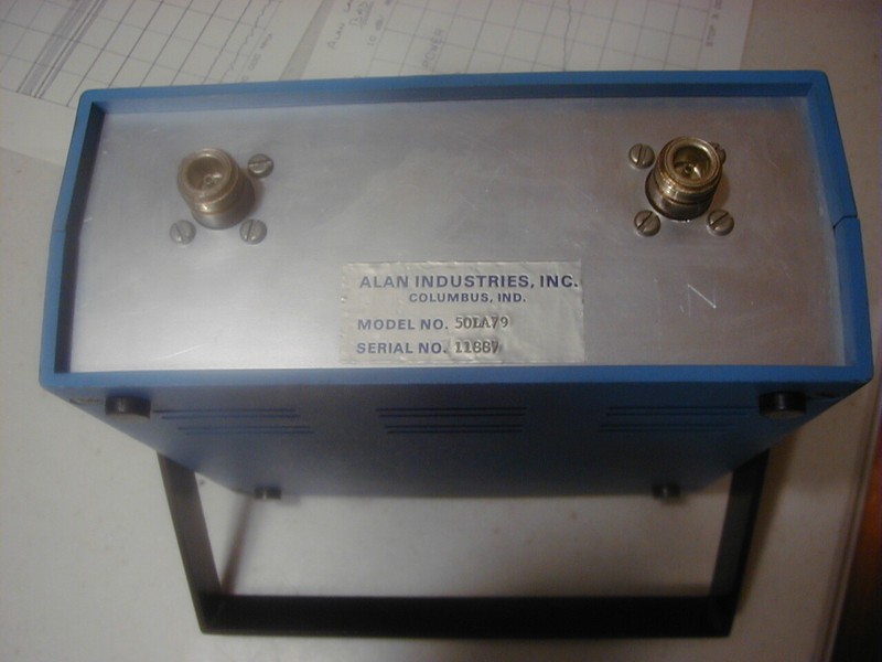 ALAN 0-79 dB Bench Step Attenuator, DC-1.5 GHz, NICE Tested w/plot, READ Reduced gallery