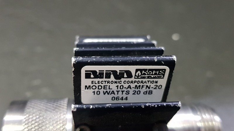 Bird_10-A-MFN-20: 20db 50 Ohm 10W Attenuator (0290) gallery