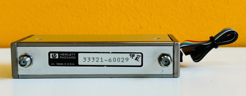 HP / Agilent 33321-60029 6 GHz, 75 dB, SMA (F), Programmable Attenuator. Tested!
