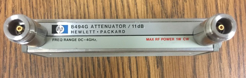 HP 8494G Programmable Step Attenuator, DC to 4 GHz, 0 to 11dB gallery