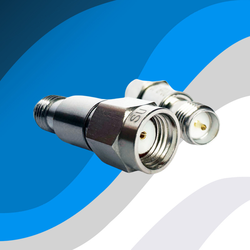 RP-SMA Reverse Polarity RF DC-8GHz DC-13GHz 20dB Fixed 10dB Microwave Attenuator gallery