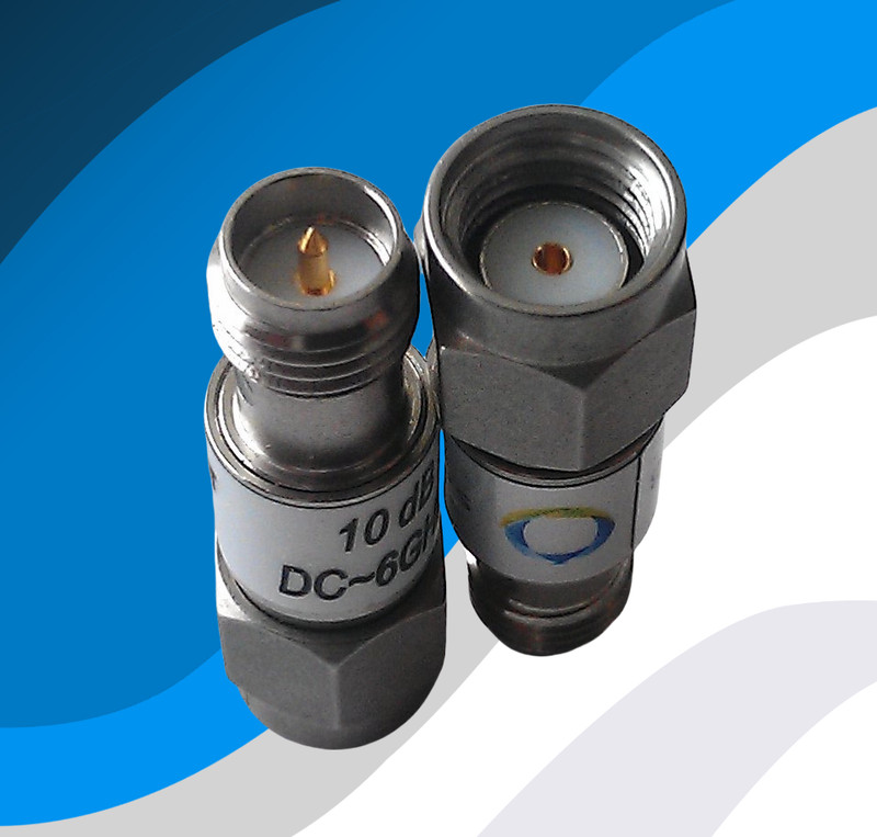 Reverse polarity RP SMA 10db Coaxial RF Attenuator DC 8GHz 1-30dB Constant DC13G
