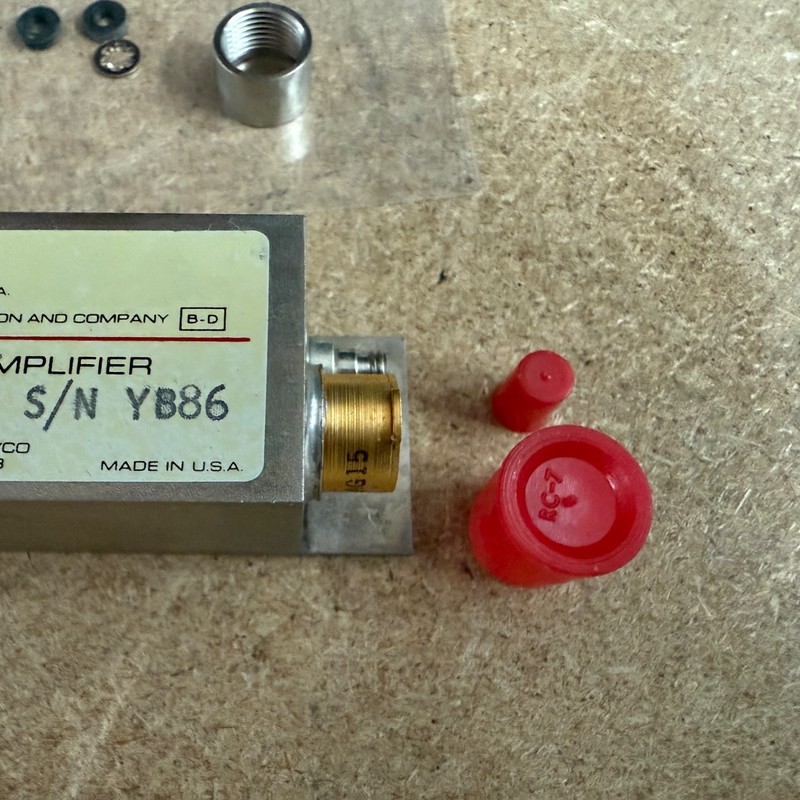Endevco Charge Amplifier 2640 New NOS Vintage Becton Dickinson Test Equipment gallery