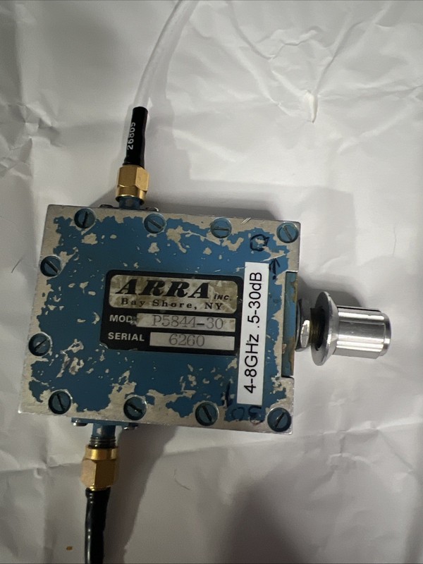 Arra 4844-30 4GHz-8GHz Variable Attenuator .5-30dB
