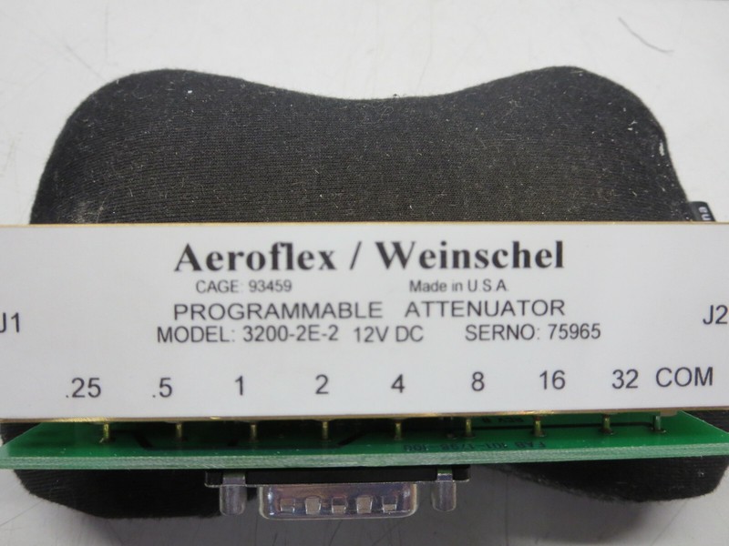 Aeroflex/Weinschel, 3200-2E-2, Programmable Attenuator, 12 VDC, SMAF, NOB gallery