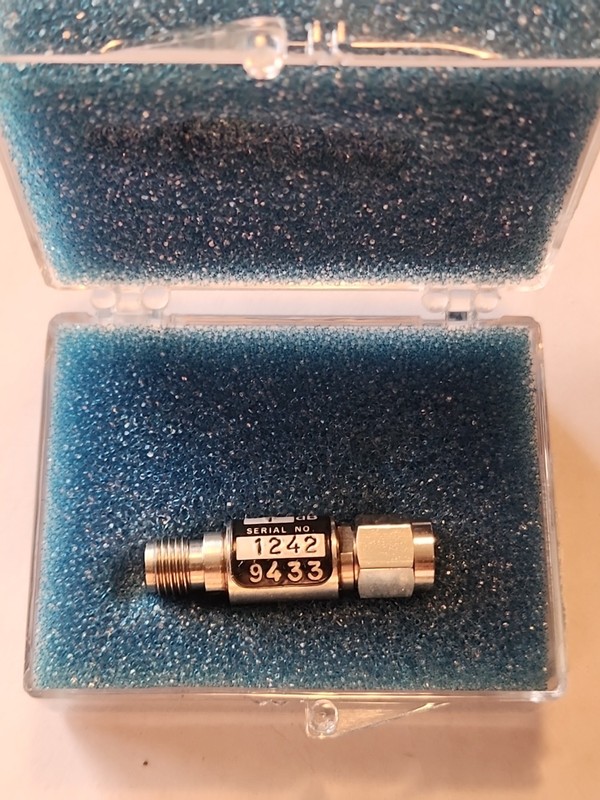 Weinschel Attenuator Model 9870-1.0, 1dB Fixed Attenuation, NOS. gallery