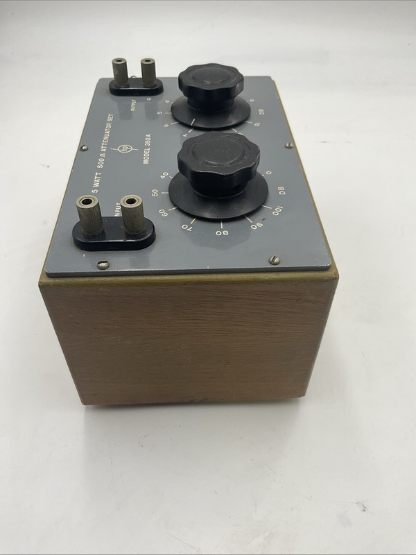 HP Model 350A 5 Watt 500 Ohm Attenuator Set NO.1405 !!! S1 gallery