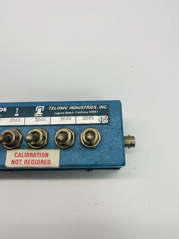 Telonic TG-950A-X9 Attenuator .5db to 20db Made In USA gallery