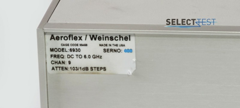AEROFLEX 6930 PROGRAMMABLE ATTENUATOR DC - 6 GHz, 103 dB/1dB **LOOK** (REF.: G) gallery