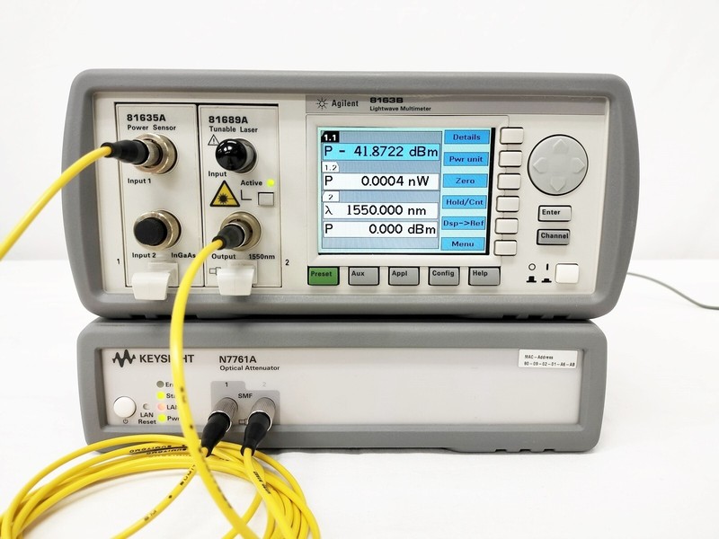 Keysight N7761A/021 Optical attenuator gallery