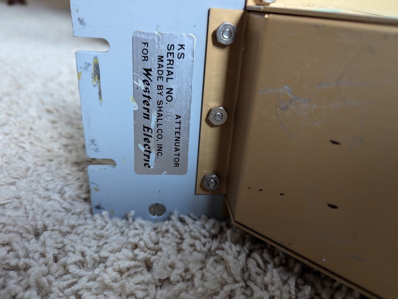 WESTERN ELECTRIC RACK MOUNT STEP ATTENUATOR-75 Ohm gallery