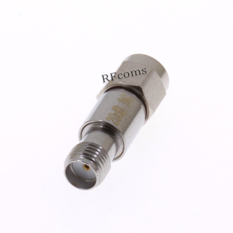 SMA Fixed Attenuator 20DB Male to Female 8GHz 2W RF Coaxial Constant Attenuator gallery