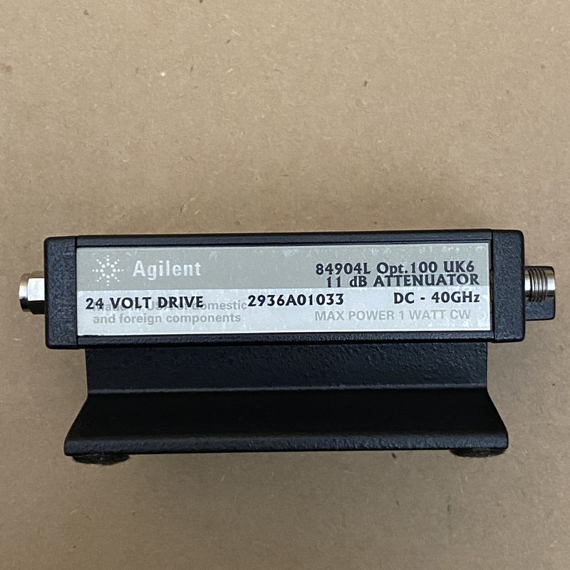 Agilent 84904L Programmable Attenuator 40 GHz 11dB 1dB Steps Option 100 2.4mm gallery