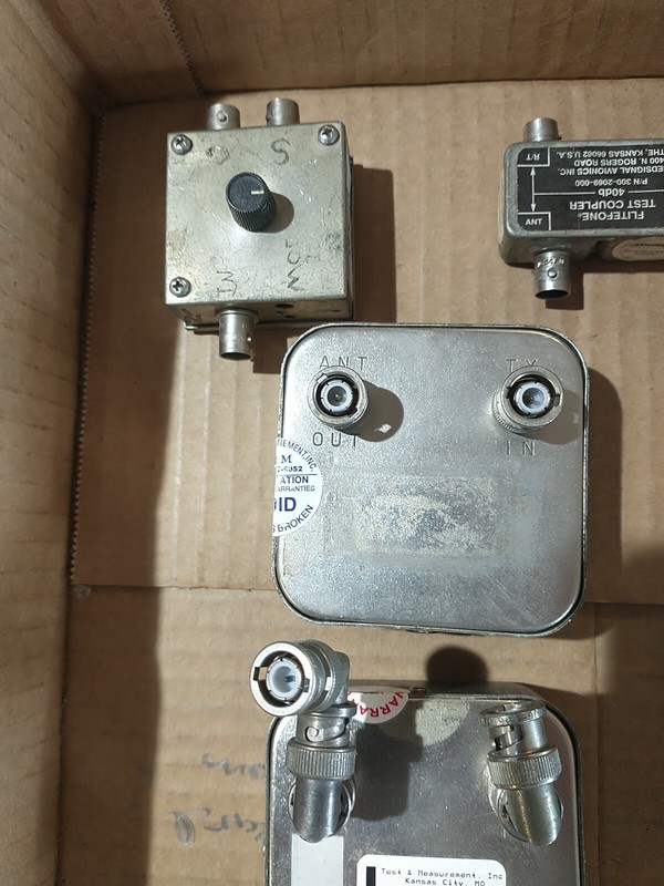 Lot of (10) Variable Attenuators And Testing Connection Blocks gallery