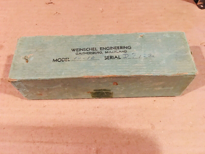 WEINSCHEL ENGINEERING model 10-10 used gallery