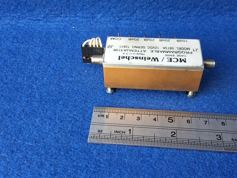 MCE/ Weinschel 5873A Programmable Attenuator 12VDC. gallery